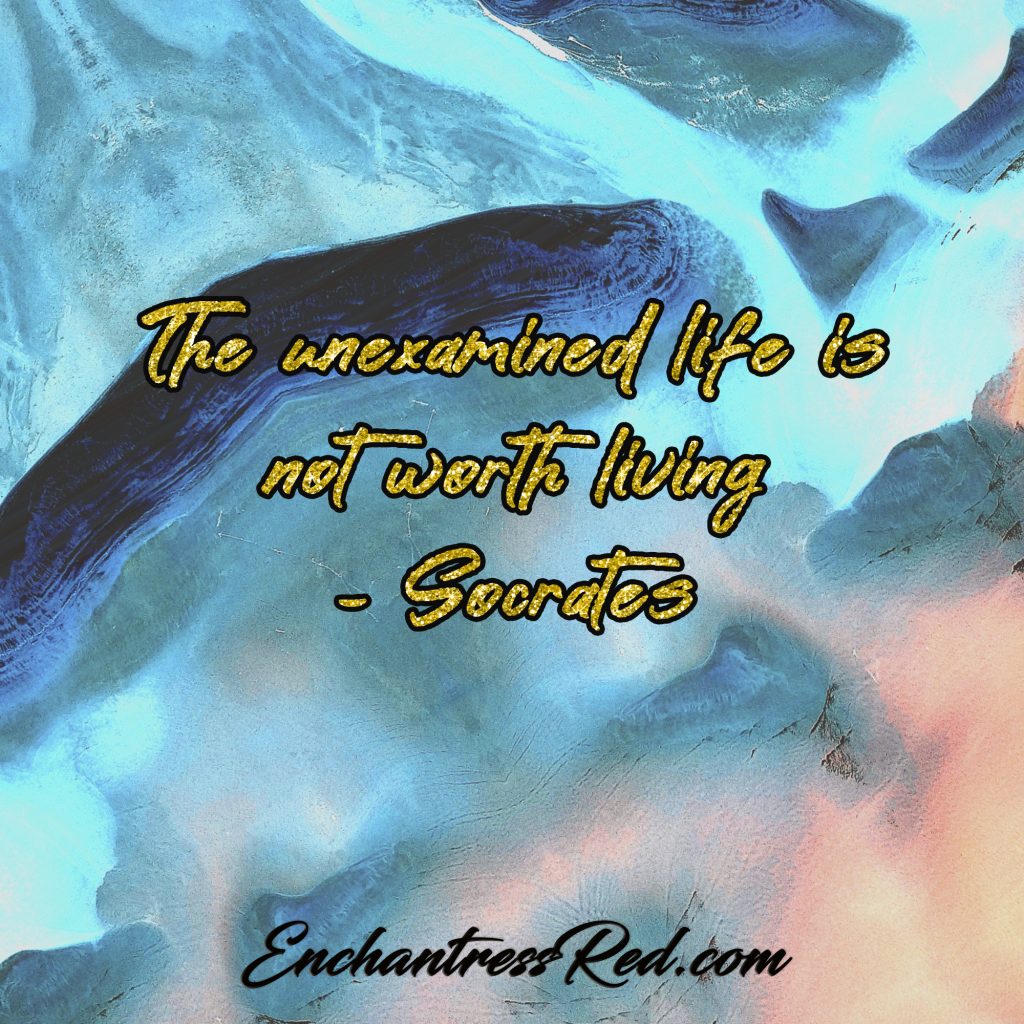The unexamined life is not worth living ~Socrates